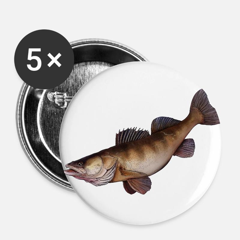 zander - Buttons small 1''/25 mm (5-pack) - white