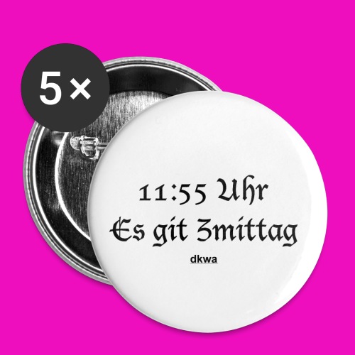 #klimastreik - Buttons klein 25 mm (5er Pack)