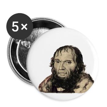 1000 Deutsche Mark (GrandPa Edition) - Lot de 5 petits badges (25 mm) - blanc - Devant