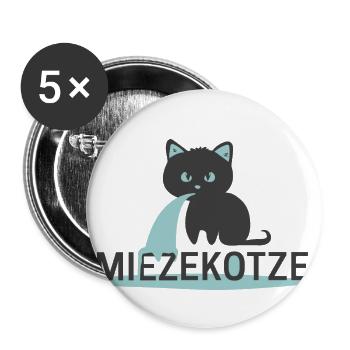 Kitty kitty cat hangover funny gift - Buttons small 1''/25 mm (5-pack) - white - Front