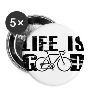 bicycle - Buttons small 1''/25 mm (5-pack) - white - Front