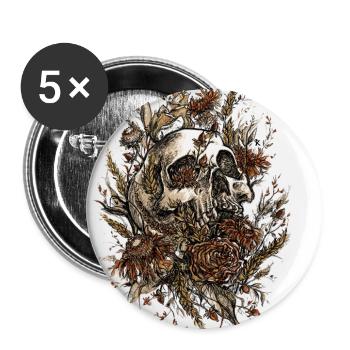 Dead Season - Buttons small 1''/25 mm (5-pack) - white - Front