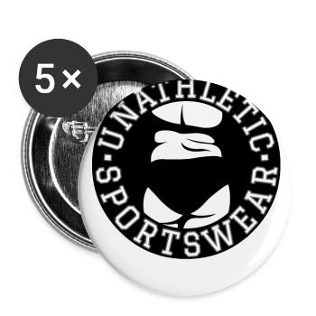 Unathletic Sweety Booty sportswear - Buttons small 1''/25 mm (5-pack) - white - Front
