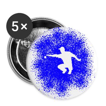Pétanque Pro - Perfect throw with the boules ball - Buttons small 1''/25 mm (5-pack) - white - Front