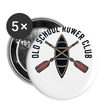 Canoe Accessories Canoe Rowing Motif Paddle - Buttons small 1''/25 mm (5-pack) - white - Front