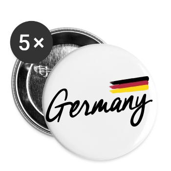 Germany - Germany - Federal Republic of Germany - Buttons small 1''/25 mm (5-pack) - white - Front
