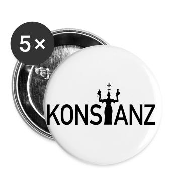 Constancy - Buttons small 1''/25 mm (5-pack) - white - Front