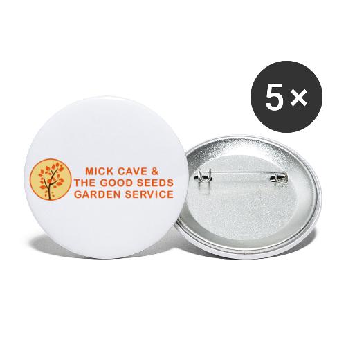 Mick Cave & The Good Seeds Garden Service - Buttons klein 25 mm (5er Pack)
