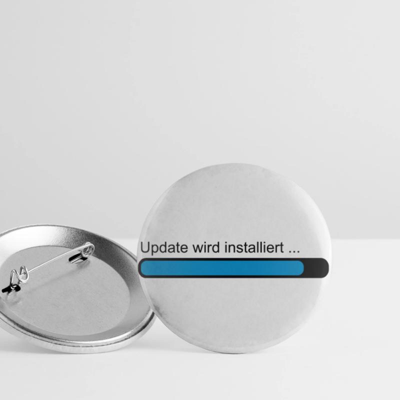 Update wird installiert ... Ladebalken Buttons klein 25 mm (5er Pack)
