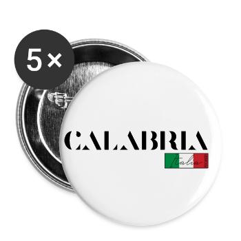 CALABRIA KALABRIEN ITALIA ITALY (b) - Buttons small 1''/25 mm (5-pack) - white - Front