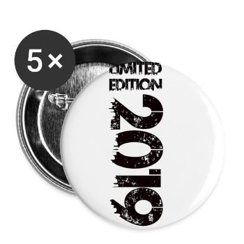 Édition limitée 2019 - Lot de 5 petits badges (25 mm) - blanc - Devant