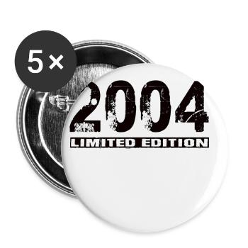Édition limitée 2004 - Lot de 5 petits badges (25 mm) - blanc - Devant