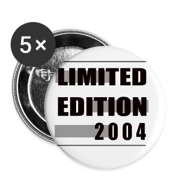 Édition limitée 2004 - Lot de 5 petits badges (25 mm) - blanc - Devant