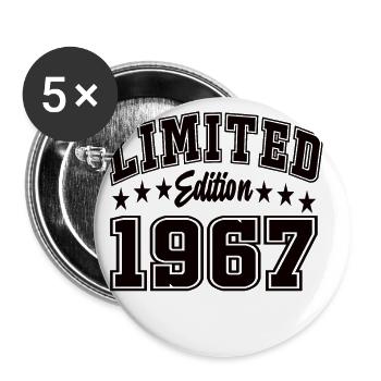 Limited Edition 1967 - Buttons small 1''/25 mm (5-pack) - white - Front