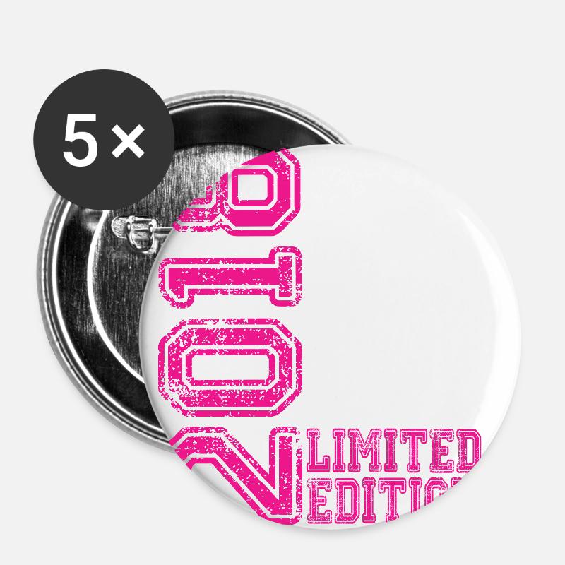 Limited Edition 2018 - Buttons small 1''/25 mm (5-pack) - white