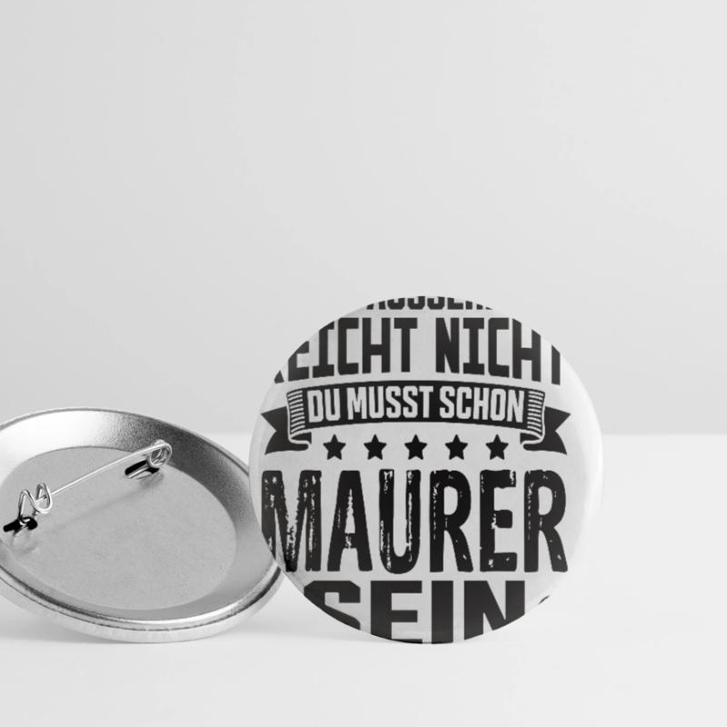 Bricklayer Building Construction Structural Engineer Bricklayer Funny Buttons small 1''/25 mm (5-pack)