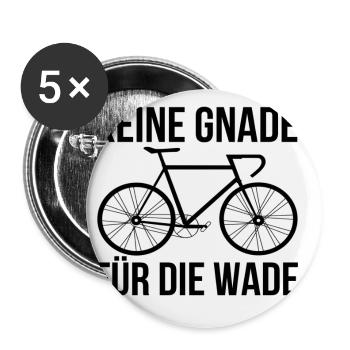 racing cyclist - Buttons small 1''/25 mm (5-pack) - white - Front