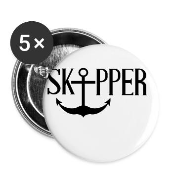skipper - Buttons small 1''/25 mm (5-pack) - white - Front