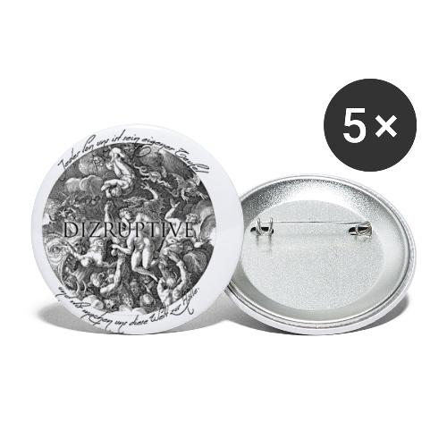 Dizruptive - Hölle auf Erden - Buttons klein 25 mm (5er Pack)