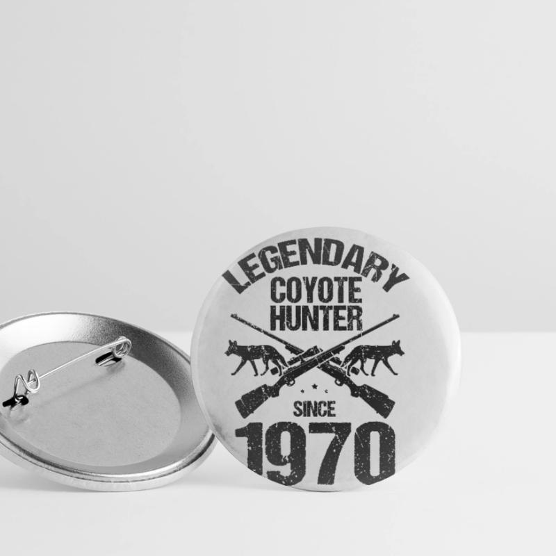 Conception de coyote pour les réacteurs de coyote Lot de 5 petits badges (25 mm)