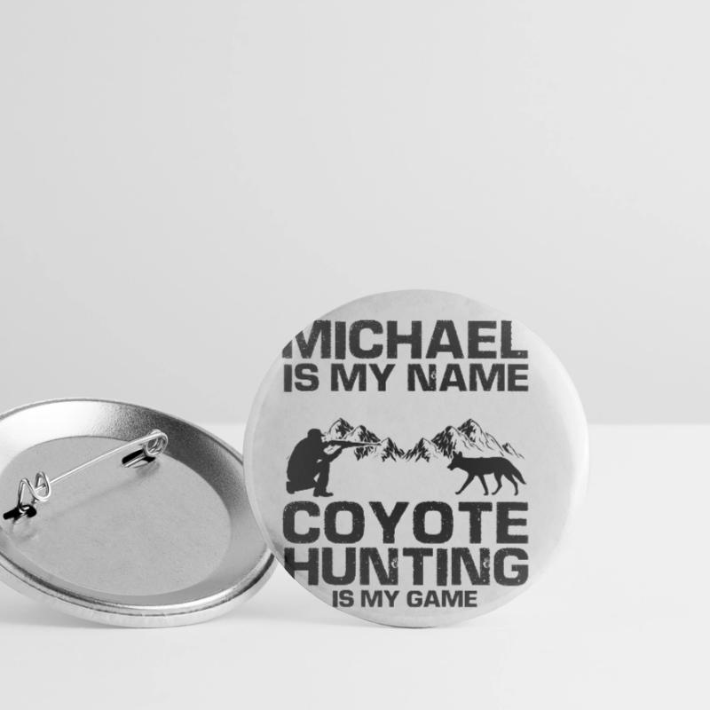Conception de coyote pour les réacteurs de coyote Lot de 5 petits badges (25 mm)