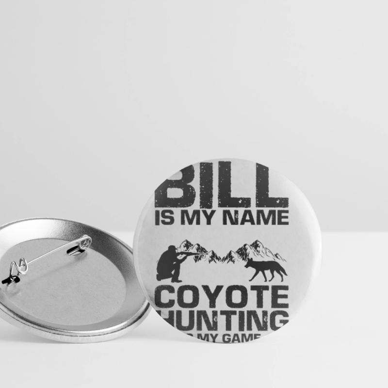 Conception de coyote pour les réacteurs de coyote Lot de 5 petits badges (25 mm)