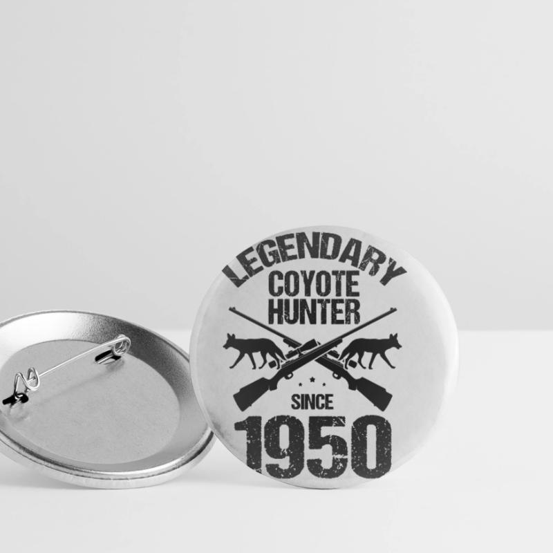 Conception de coyote pour les réacteurs de coyote Lot de 5 petits badges (25 mm)