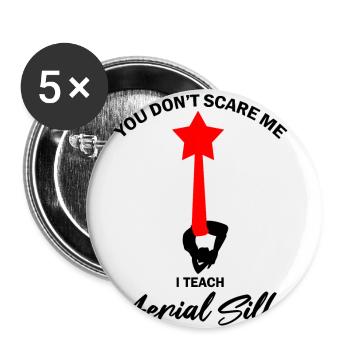 Aerial Silk Circus for Aerial Silk Performers - Buttons small 1''/25 mm (5-pack) - white - Front
