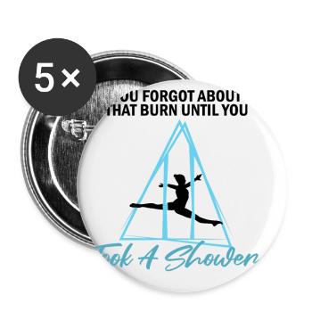 Aerial Silk Circus for Aerial Silk Performers - Buttons small 1''/25 mm (5-pack) - white - Front