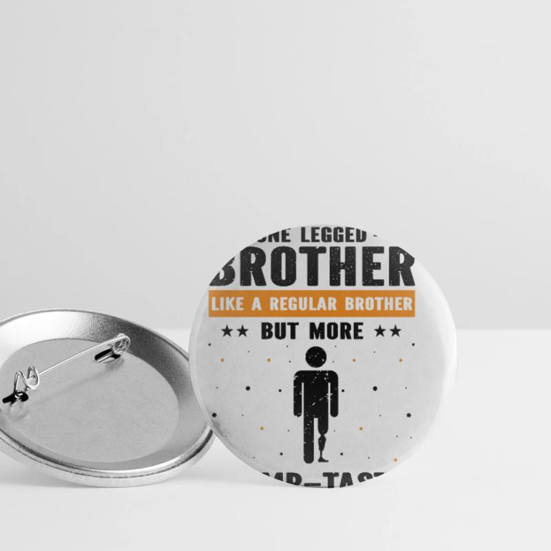 Conception de jambe bionique pour prothèses de jambe Lot de 5 petits badges (25 mm)