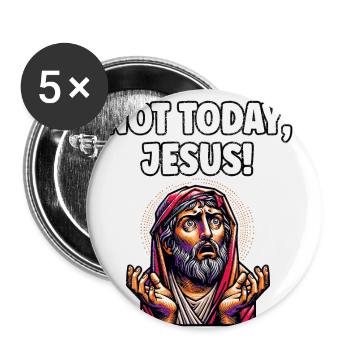 Funny Anti Religion Atheist Agnostic - Buttons small 1''/25 mm (5-pack) - white - Front