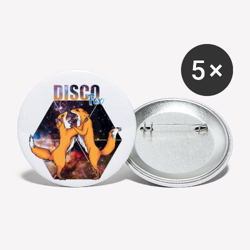 Discofox - Buttons klein 25 mm (5er Pack)