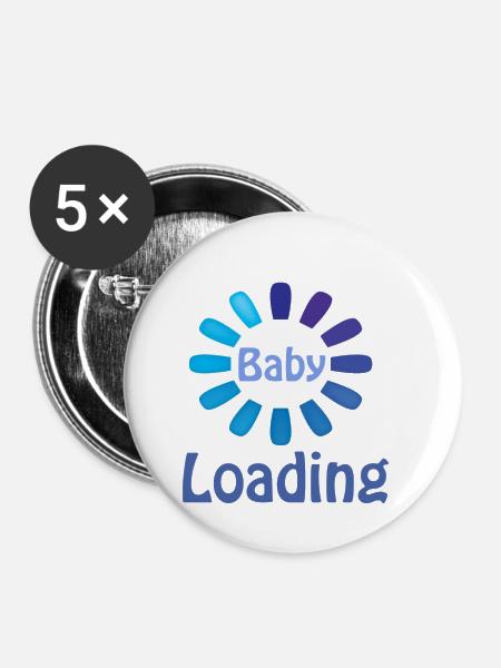 Baby Loading - Buttons small 1''/25 mm (5-pack) - white