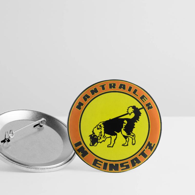 Mantrailer en action Boder Collie Lot de 5 petits badges (25 mm)