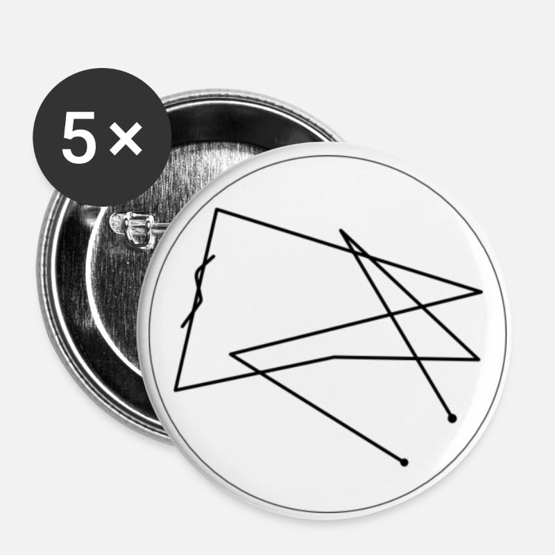 I am in my power - Buttons small 1''/25 mm (5-pack) - white