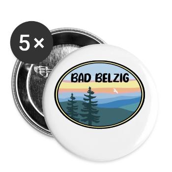 Bad Belzig - Buttons klein 25 mm (5er Pack) - Weiß - Vorne