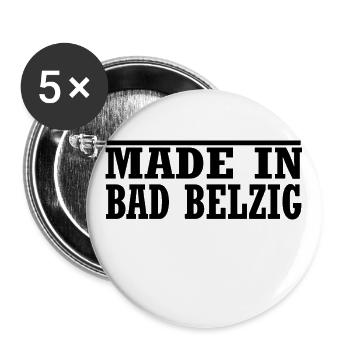 Bad Belzig - Buttons klein 25 mm (5er Pack) - Weiß - Vorne