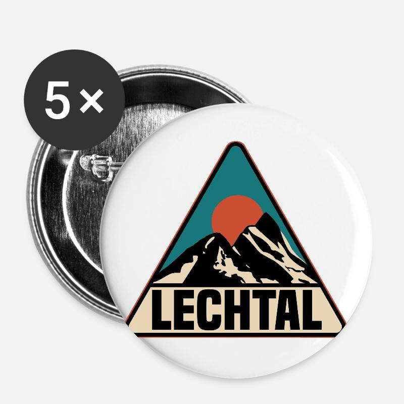 Lechtal - Buttons small 1''/25 mm (5-pack) - white