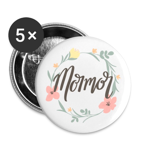 Mormor Blomsterkrans - Små knappar 25 mm (5-pack)