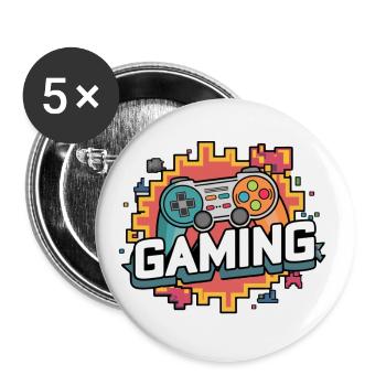 Gaming - Controllers - Buttons small 1''/25 mm (5-pack) - white - Front