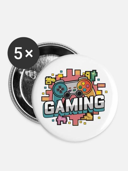 Gaming - Controller - Buttons klein 25 mm (5er Pack) - Weiß