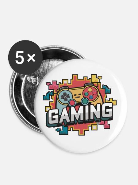Gaming - Controller - Buttons klein 25 mm (5er Pack) - Weiß