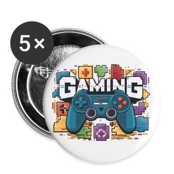 Gaming - Controllers - Buttons small 1''/25 mm (5-pack) - white - Front