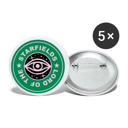 starfield - Buttons klein 25 mm (5er Pack)