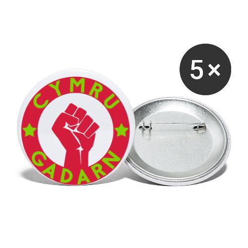 Cymru Gadarn - Buttons small 1''/25 mm (5-pack)