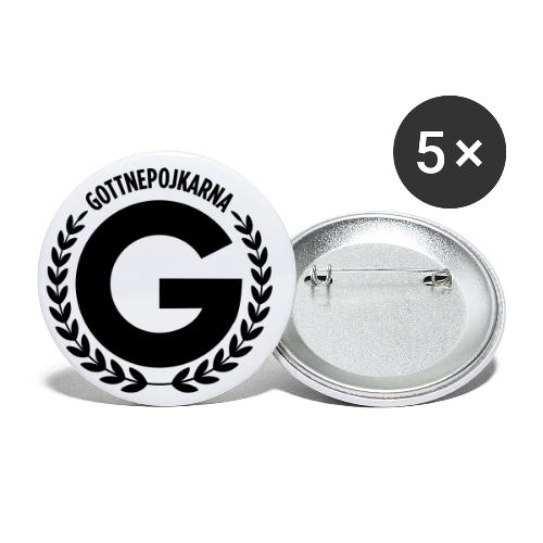 Gottnepojkarna - Små knappar 25 mm (5-pack)
