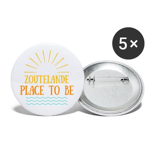 Zoutelande - Place To Be - Buttons klein 25 mm (5er Pack)