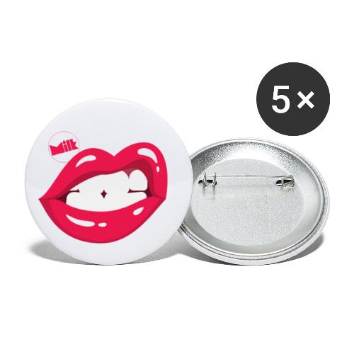 Lips 2020 - Lot de 5 petits badges (25 mm)