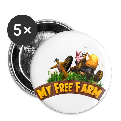 My Free Farm Traktor - Buttons klein 25 mm (5er Pack)