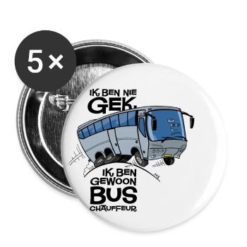 0710 Coach - Buttons klein 25 mm (5er Pack) - Weiß - Vorne